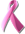 pink ribbon charity icon