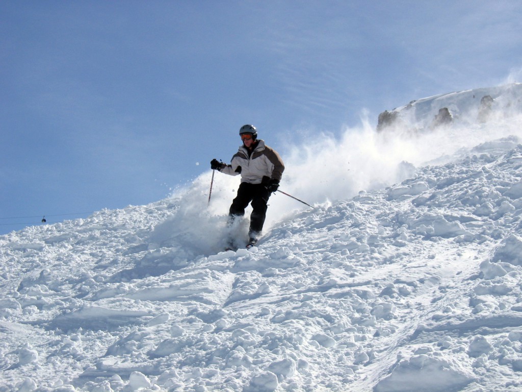Skier in Powder